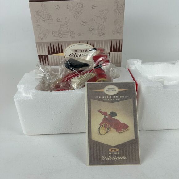 Hallmark Kiddie Car Classics 1935 Sky King Velocipede Sidewalk Cruisers Tricycle - Picture 2 of 7